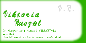 viktoria nuszpl business card